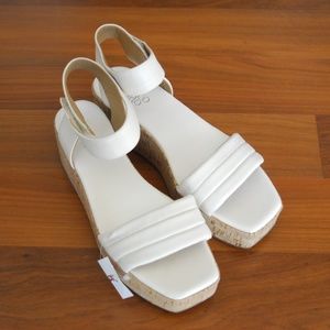 NWT cream Franco Sarto sandals